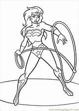Wonder Coloring Woman Pages Printable sketch template