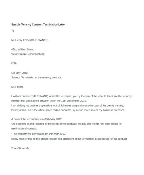 termination letter  template   word