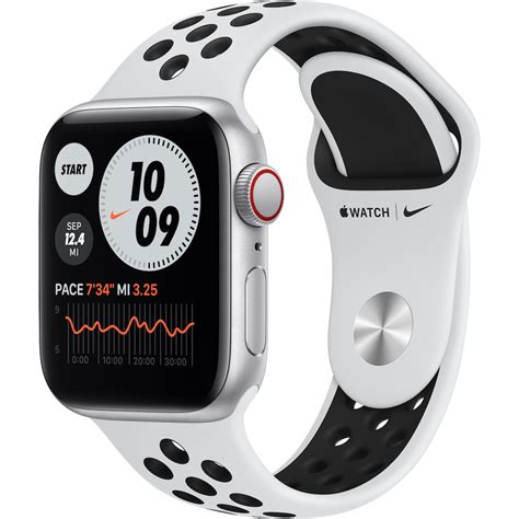 Apple Watch Nike Se 40mm Gpscellular Silver Aluplat Sportarmband