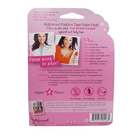 Hollywood Fashion Secrets Reusable Deodorant Removing Sponge Fashion Tape Value Pack Breast