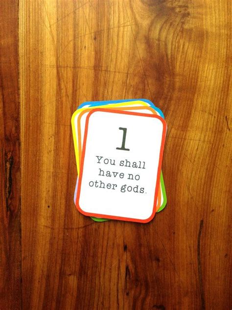 Free printable ten commandments great for the church or christian school. Pin on Come to Jesus