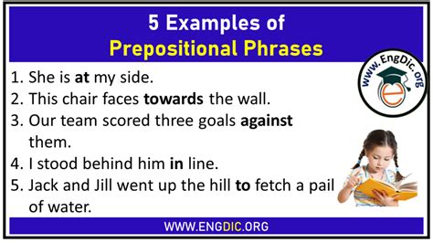 5 Examples Of Prepositional Phrase Engdic