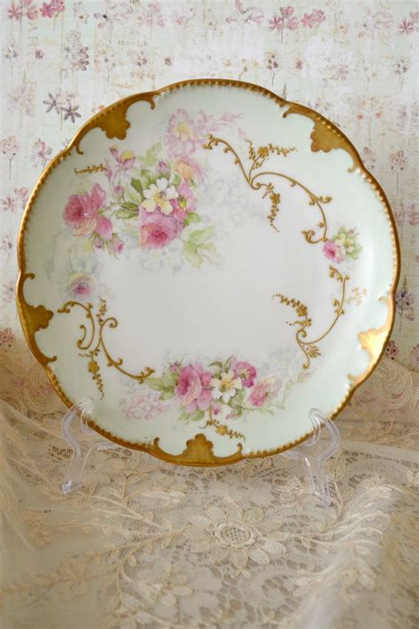 Gorgeous Antique Ak Cd Limoges Hand Painted Plate