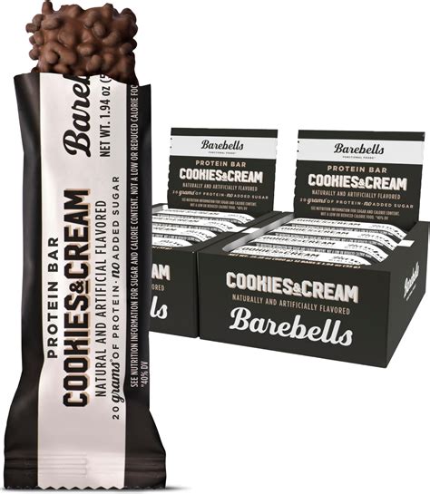 Barebells Protein Bars Cookies And Cream 12 Count Pack Of