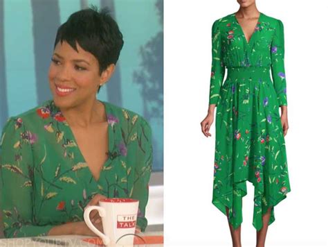 Irika Sargents Green Floral Dress The Talk Fashion Clothes Style