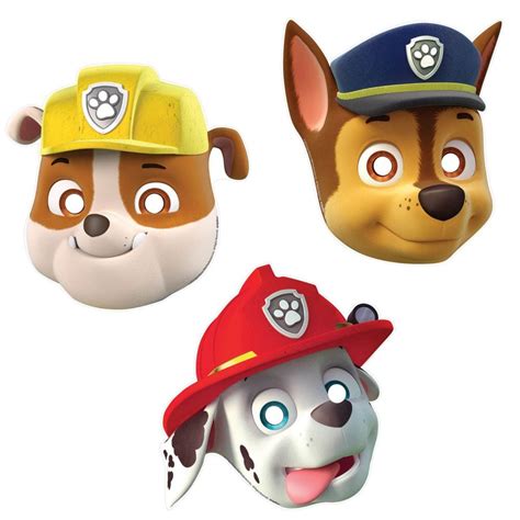 Paw Patrol Birthday Party Masks 8ct The Party Place Conway