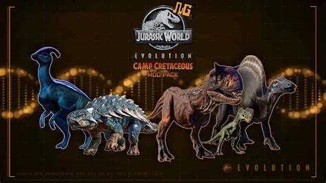 Jurassic World Evolution Camp Cretaceous Mod Pack Showcase Youtube