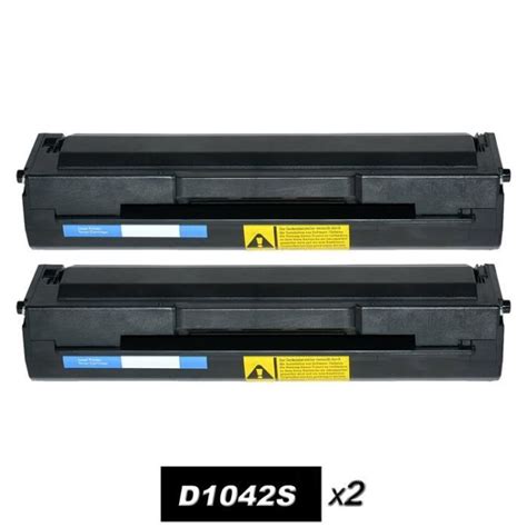 2 Brother Cartouche De Toner MLT D1042S Compatible Pour Imprimante