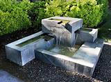 Contemporary Garden Water Fountains Pictures