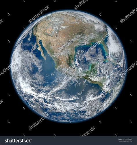 Blue Marble Earth View From Outer Space Elements Of This