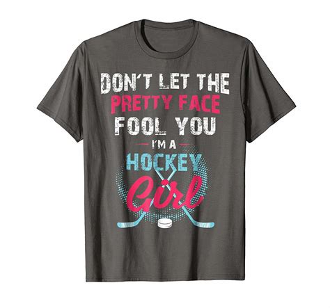 Funny Tee Funny Girl Ice Hockey Shirt Im A Hockey Girl Tee Men T