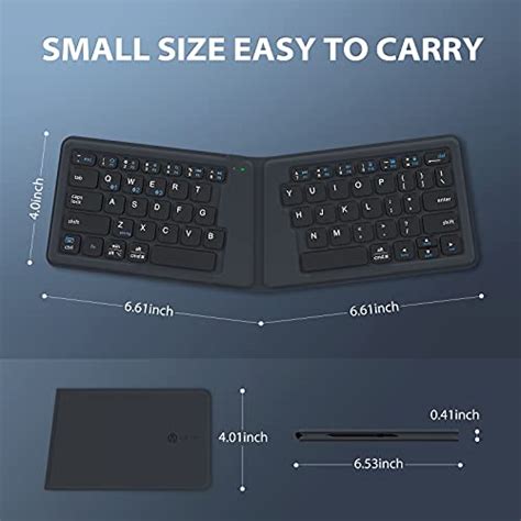 Portable Keyboard Iclever Bk06 Foldable Bluetooth Keyboard Multi