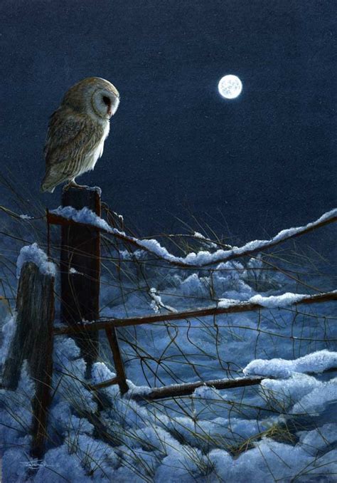 Galleries Jeremy Paul Owl Painting Wildlife Artists Wildlife Art