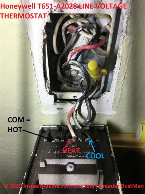 Honeywell Line Voltage Thermostat Wiring Diagram Collection Wiring