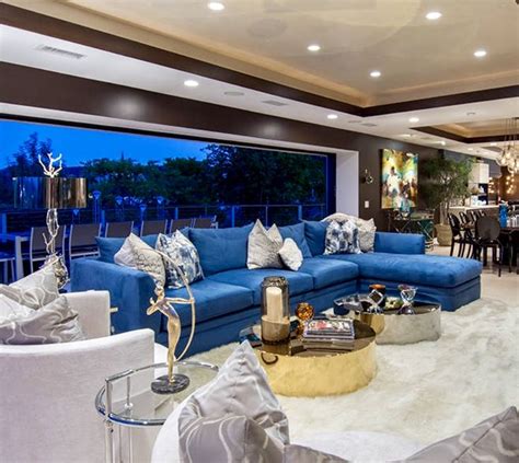 Luxury White And Blue Living Room Decor Blue Living Room Decor