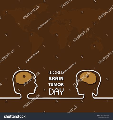 World Brain Tumor Day Vector Illustration Stock Vector Royalty Free