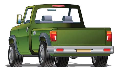 Royalty Free Pick Up Truck Back Clip Art Vector Images And Illustrations