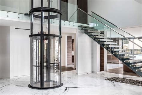 Vuelift Round Glass Panoramic Home Elevator Azure Magazine Azure Magazine