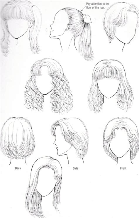 How To Draw Simple Hair
