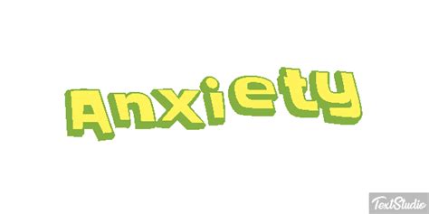 Anxiety Word Animated  Logo Designs Textstudio