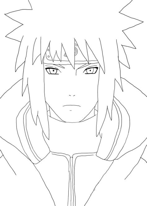Minato From Anime Naruto Coloring Page Download Print Or Color