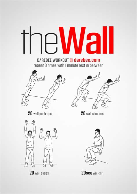 Improve Your Balance With A Wall Workout Wall Workout Cardio
