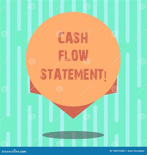 Word Writing Text Cash Flow Statement Business Concept For Financial