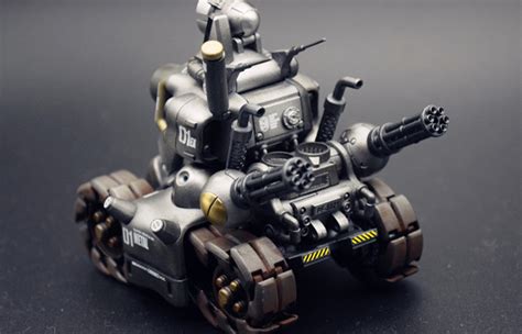 135 Scale Model Game Character Metal Slug Tank Finished Plastic Scale