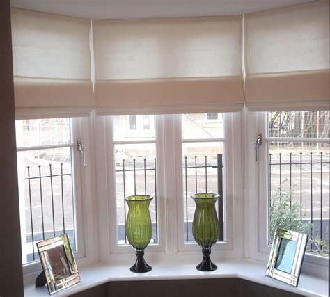 Roman Shades In A Bay Window Blinds Blinds Blinds Pinterest