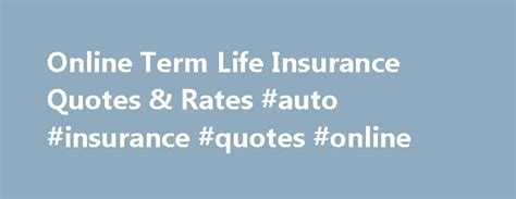 Term Life Insurance Term Life Insurance In Massachusetts
