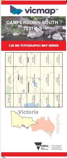Camperdown South 1 25000 Vicmap Topographic Map 7521 4 S Maps Books