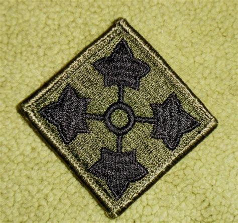 4th Infantry Division Us Military Patch Reforger Military Store