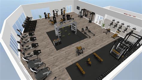 Recommendations for gyms and fitness facilities. High Athletic Training Room Floor Plan - Carpet Vidalondon