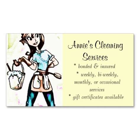 Freelogoservices logo maker has tons of beautiful after you finish a cleaning job, give your client a great custom business card. Cleaning services lady business card | Cleaning business ...