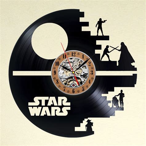 Star Wars Vinyl Record Clock Wall Decor Birthday T New Tradekorea