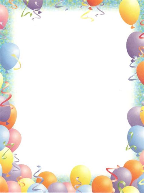 Free Clipart Birthday Borders Clipground