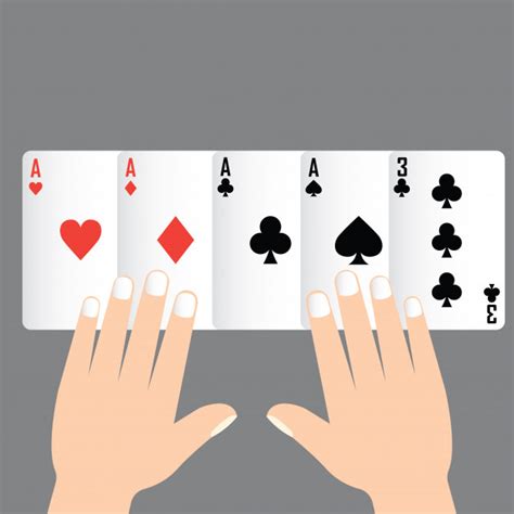 You can fill in your own hand and calculate the chances of you winning. Four of kind poker winning, playing card concept Vector | Premium Download