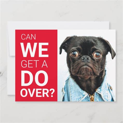 Can We Get A Do Over Funny Photo Christmas Zazzle