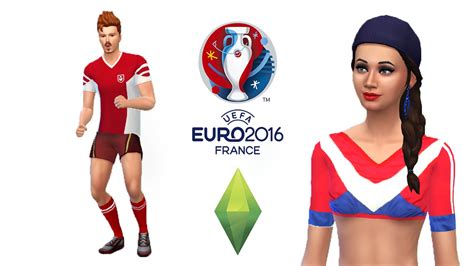 The Sims 4 Cas Uefa Euro 2016 Youtube