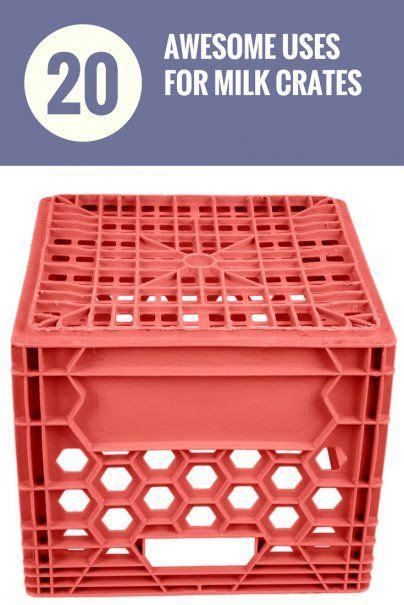 20 Awesome Uses For Milk Crates Milk Crate Storage Milk Crates Diy