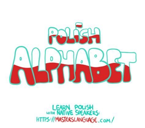 Guide To Polish Alphabet With Pronunciation Learn Polish Everyday
