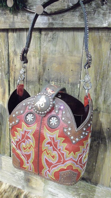 Cowboy Boot Purses You Can Take The Tops Of Your Cowboy Boots And Have