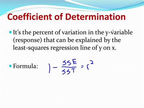 Ppt Coefficient Of Determination Powerpoint Presentation Free