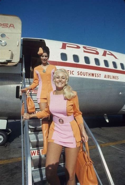 Hostesses In Hotpants And Boots Pictures Of Sexy Pacific Southwest Airline Flight Attendants In