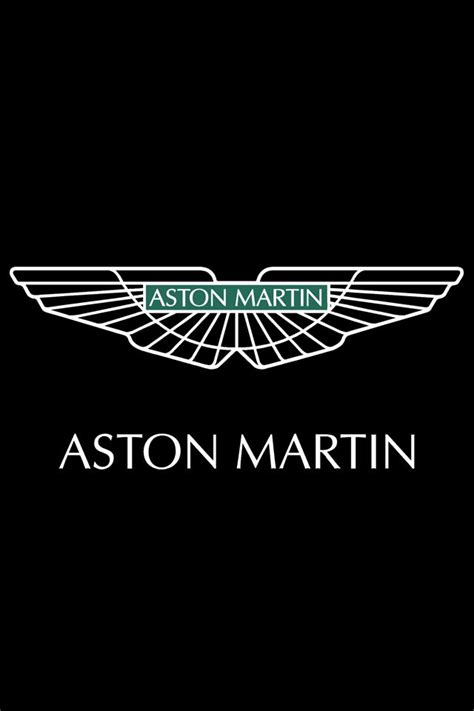 The Logo For Aston Martin On A Black Background