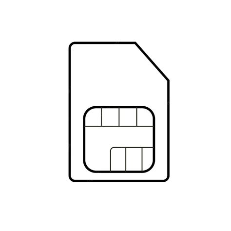 Premium Vector Sim Card Icon In The Style Of The Line Mobile Phone