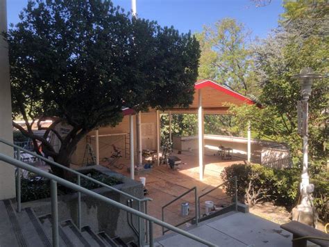 Outdoor Cafeteria Undergoes Construction The Harvard Westlake Chronicle