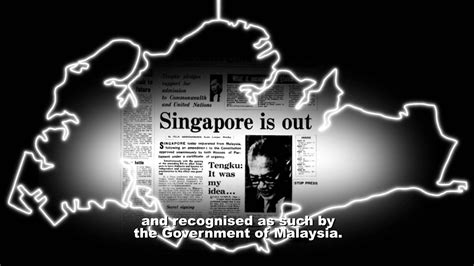 In addition, there are plenty of happenings before national day itself. Proclamation of Singapore's Independence - YouTube