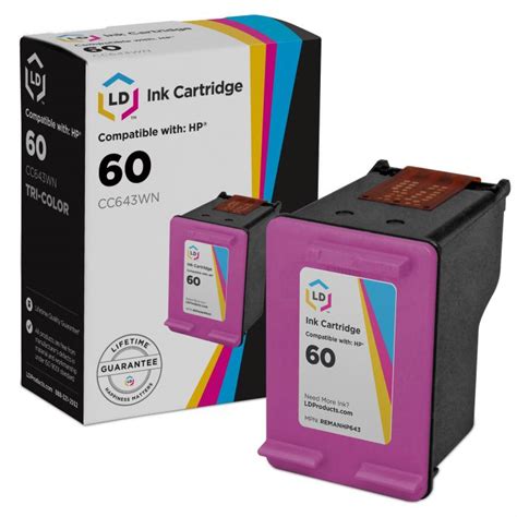 Hp 60 Tri Color Ink Cartridge Cc643wn Lower Prices 4inkjets