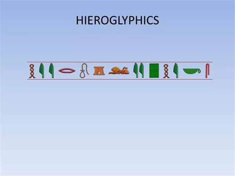 Ppt Hieroglyphics Powerpoint Presentation Free Download Id2769118